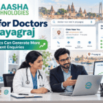 SEO for doctors in Prayagraj featured image showing how clinics can generate more local patient enquiries
